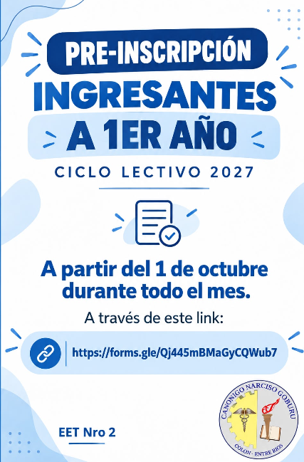 Se abre la pre-inscripción de ingresantes