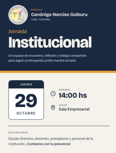Jornada Institucional
